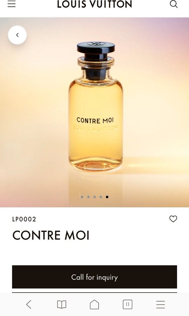 LOUIS VUITTON CONTRE MOI EAU DE PARFUM 100ML, Beauty & Personal Care,  Fragrance & Deodorants on Carousell
