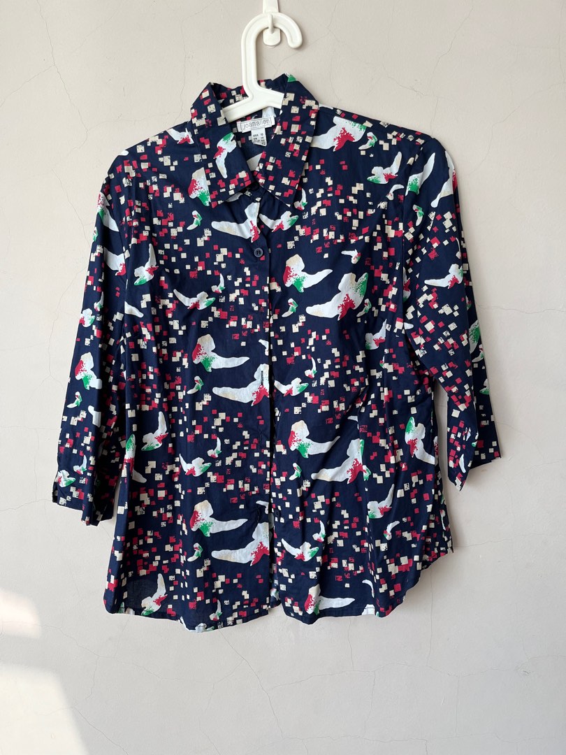 Cooling blouse, Women's Fashion, Tops, Blouses on Carousell