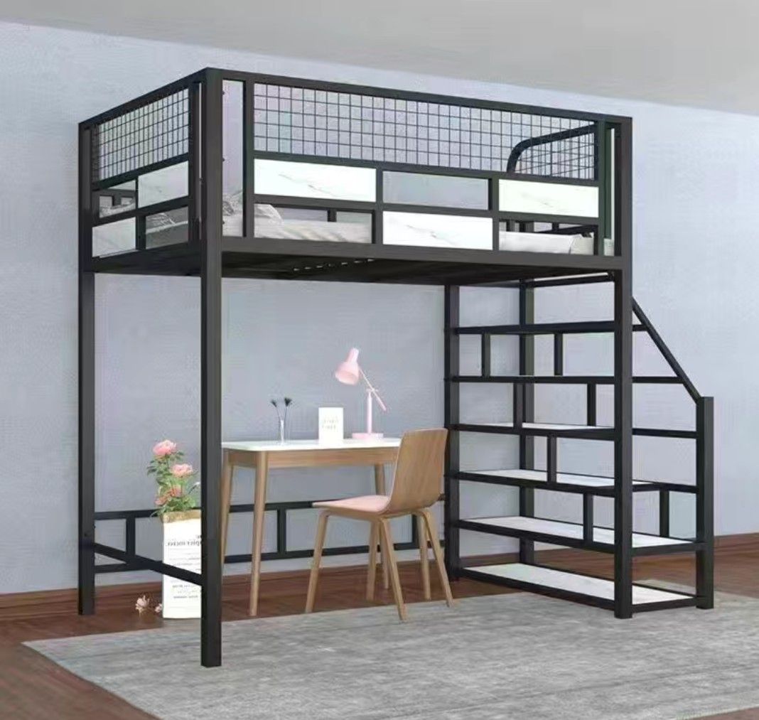 Customize loft bed /single /super single/queen/king size loft bed, Furniture & Home Living