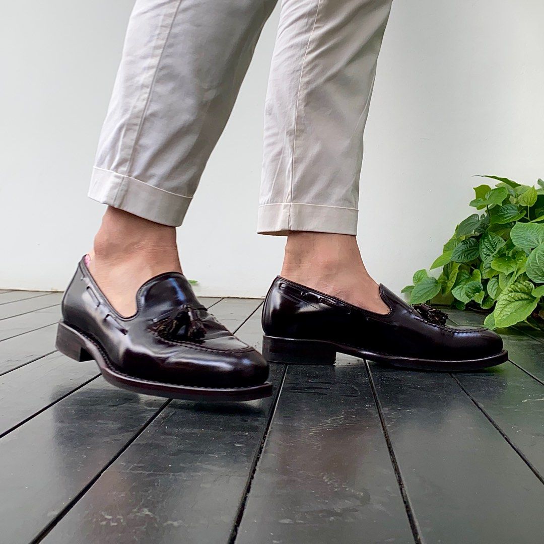 Dark Brown Tassel Loafers Jalan Sriwijaya (US8.5)