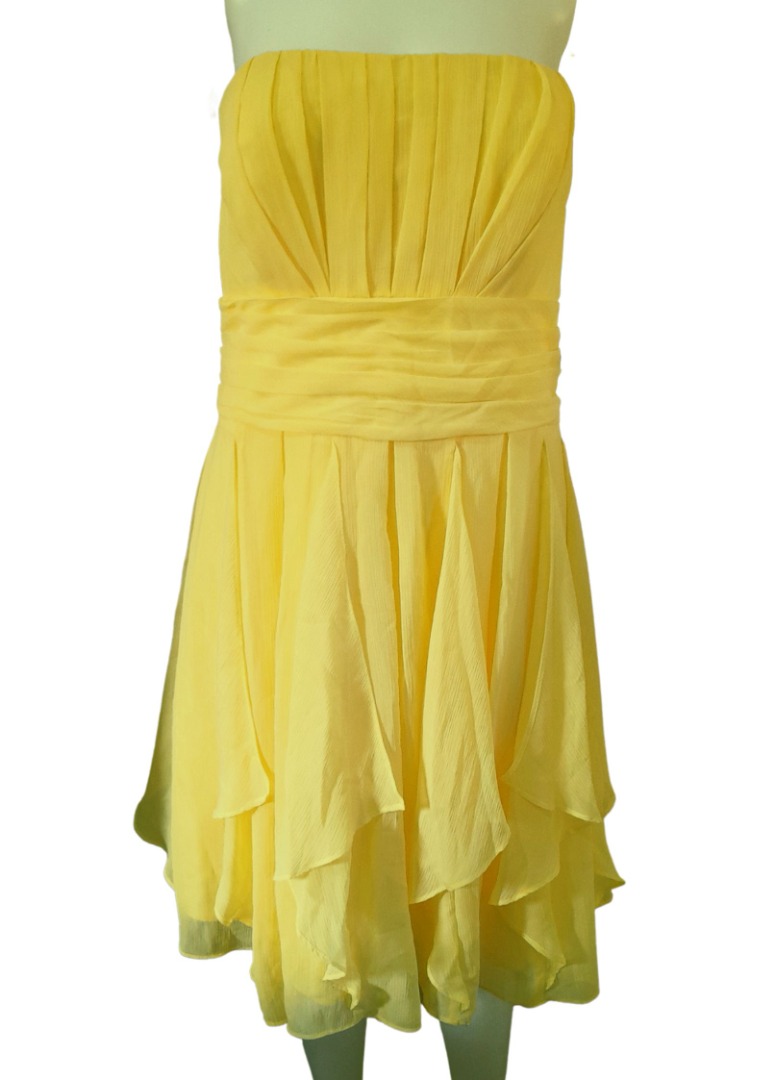 David's bridal canary yellow cheap