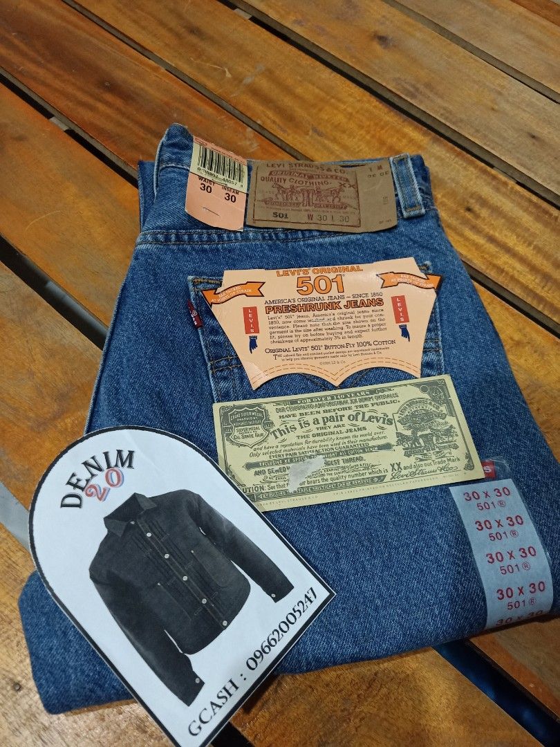Deadstock Preshrunk Levis 501 Made in USA, Men's Fashion, Bottoms, Jeans on  Carousell