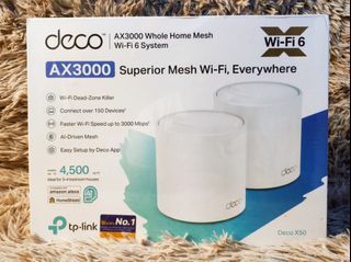 DECO AX3000 X50 Whole Home Mesh Wi-Fi 6