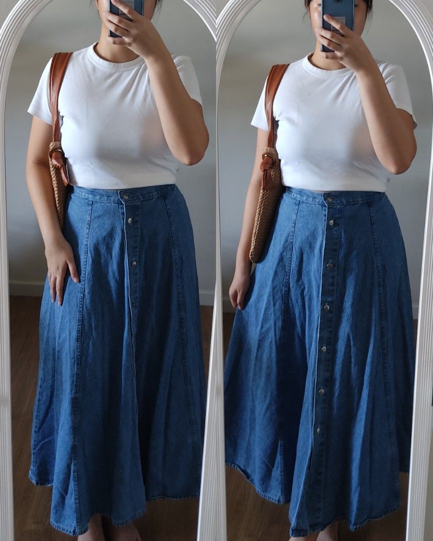Blue Maxi Skirt main image 1