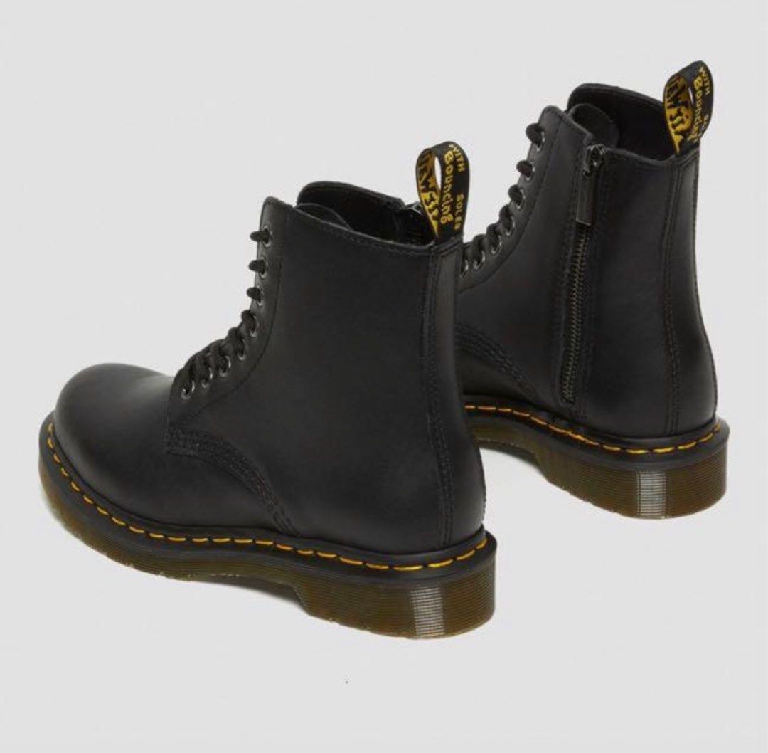 Dr Martens 1460 pascal nappa zipper boots Women s Fashion