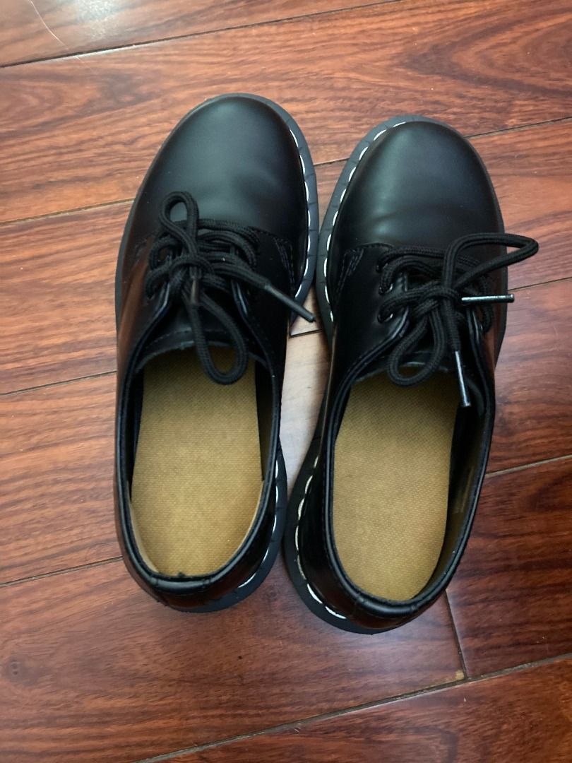 1461 contrast stitch smooth leather oxford shoes hot sale