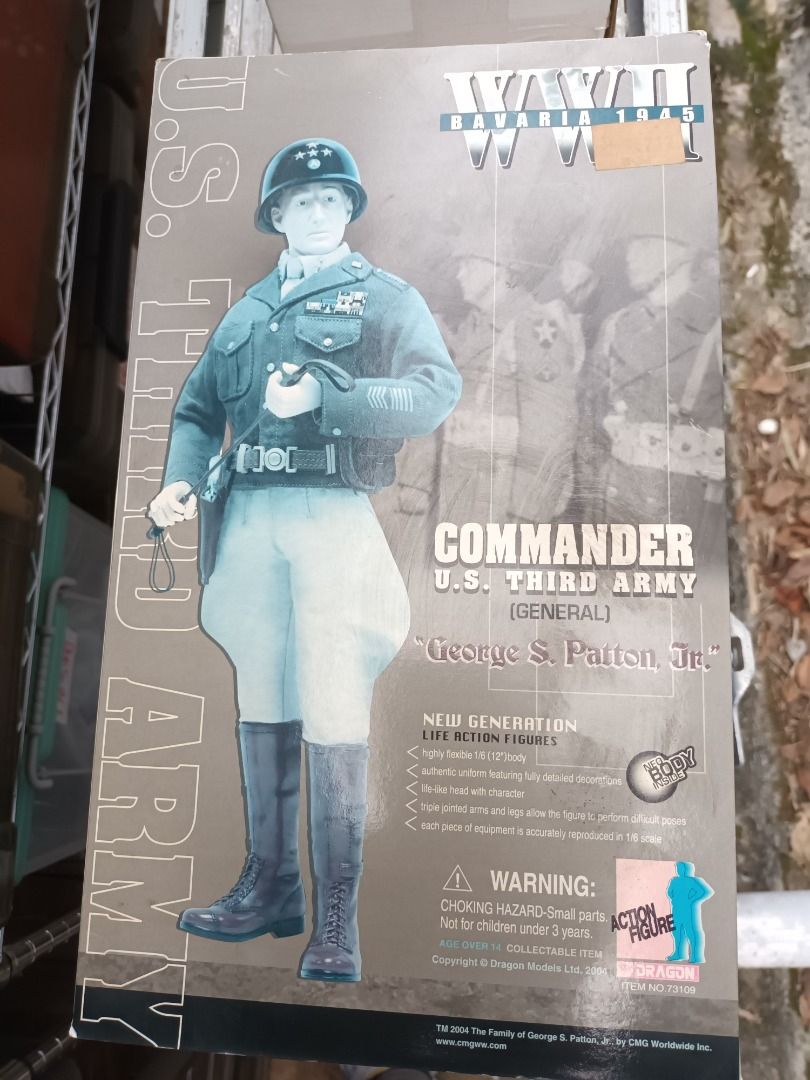 Dragon Models Commander U.S Third Army Patton 1/6 Scale Military