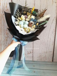 Dried Flower 🌼💙  Blue Earthy| Anniversary | Graduation | Birthday | Mothers Day | Farewell | Get Well | Congratulations | Teachers Day | Cheer Up | Convocation