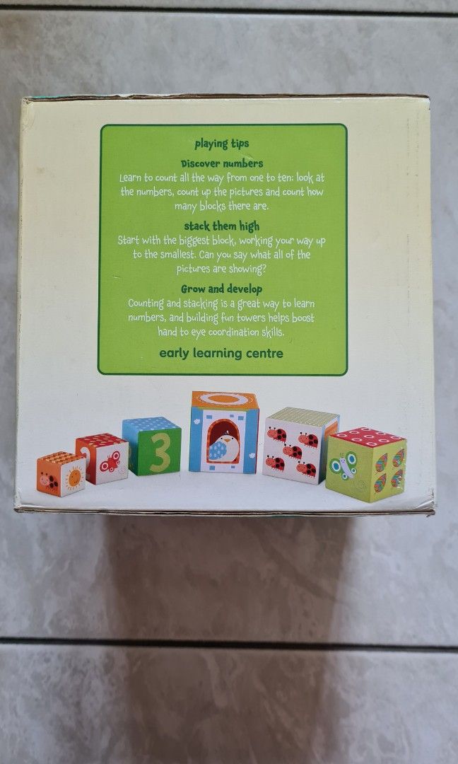 ELC Stacking and Nesting cubes toy, Babies & Kids, Infant Playtime on