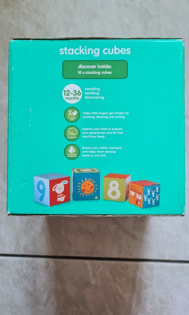 ELC Stacking and Nesting cubes toy, Babies & Kids, Infant Playtime on