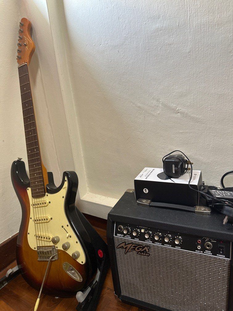 Electric guitar set for outlet sale