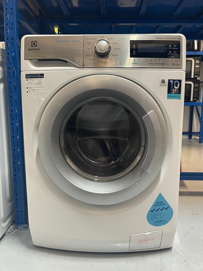 Electrolux 9Kg Front Load Washing Machine EWF12933, TV & Home Appliances, Washing Machines and