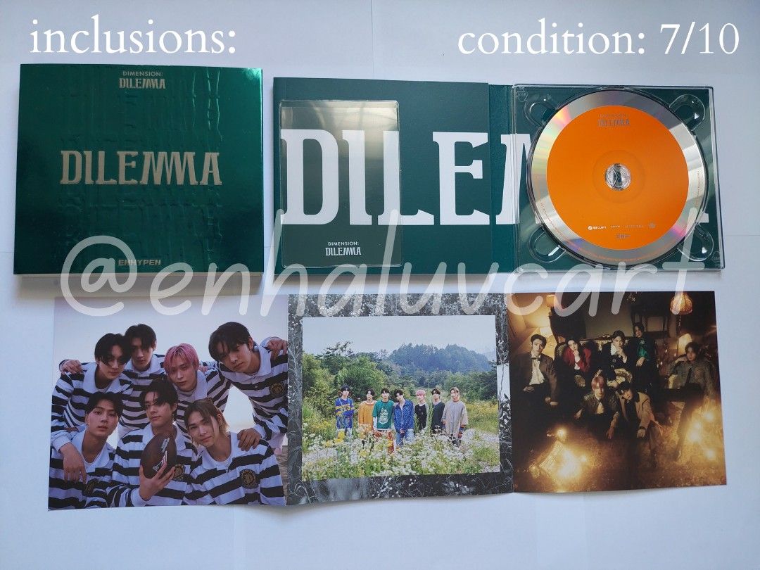 Enhypen Dimension: Dilemma essential album unsealed, Hobbies & Toys