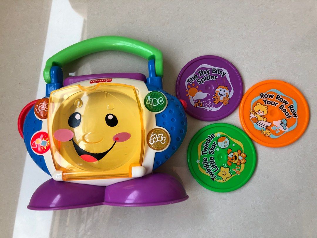 Fisher price laugh and learn sing best sale with me cd player
