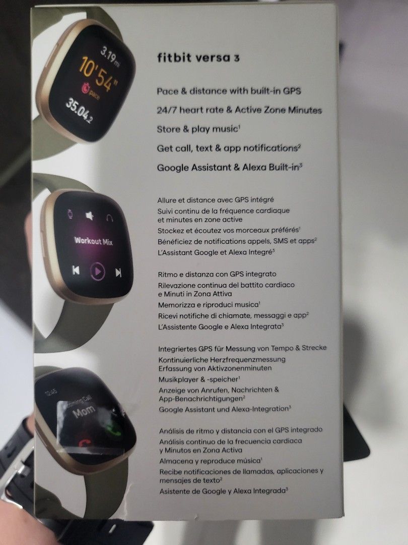 Fitbit versa gps intégré sales