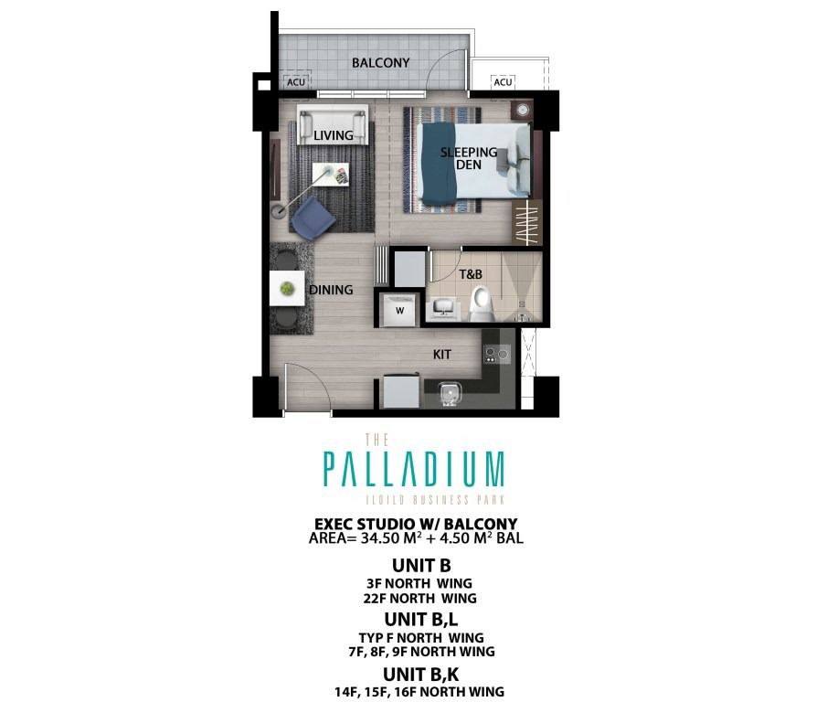 For Sale ILOILO executive Studio unit in The Palladium, for P8.86M