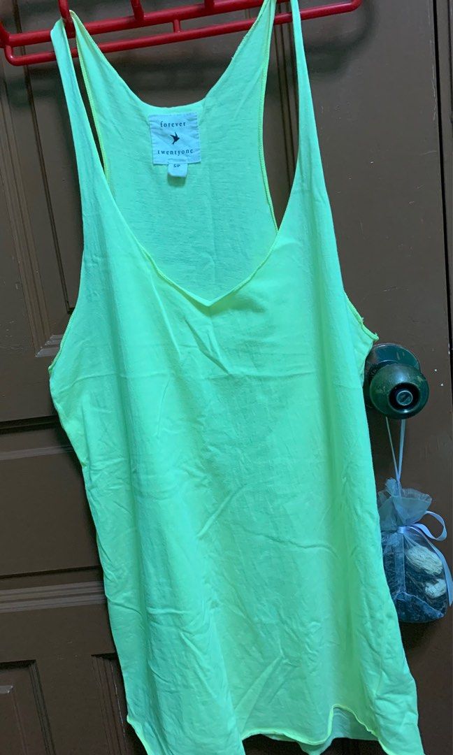 Neon tank tops forever 21 clearance