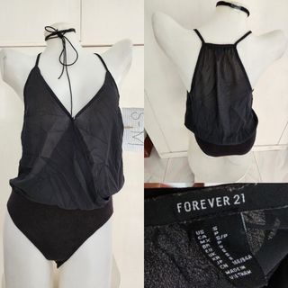 Forever 21 One piece Black Swimwear
