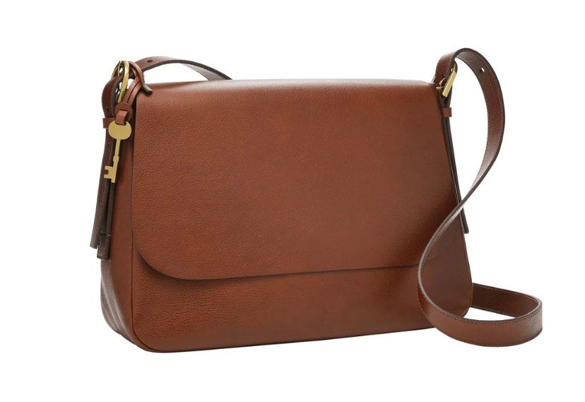 Fossil harper leather hot sale crossbody bag