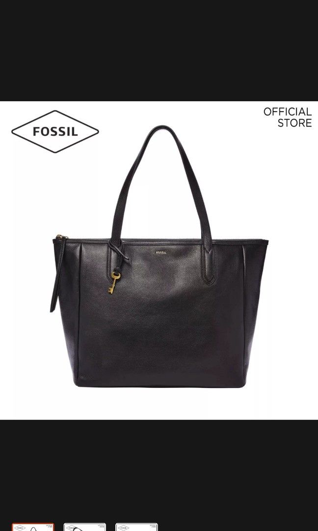 Fossil Sydney Black Tote Bag xmas present gift Luxury Bags Wallets on Carousell