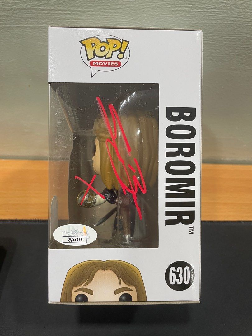 Funko Boromir(Sean Bean) Signed (Category: Figurines & Statues) located in Antipolo. Submitted by agentjic (Listing ID 1208860840, Image 2). Description: Lord of the rings Signed by Sean Bean with JSA authentication Limited to 165 pieces .