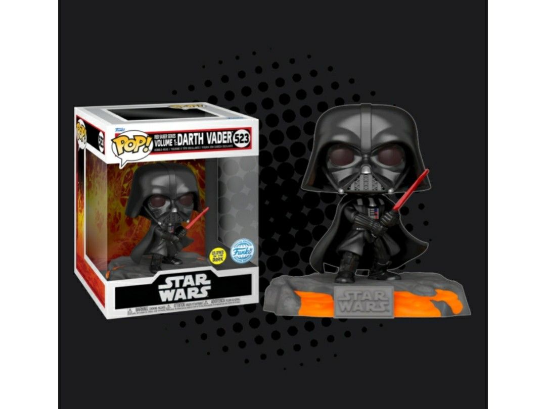 Funko Pop - Star Wars Darth Vader red saber series Volume 1 GITD deluxe