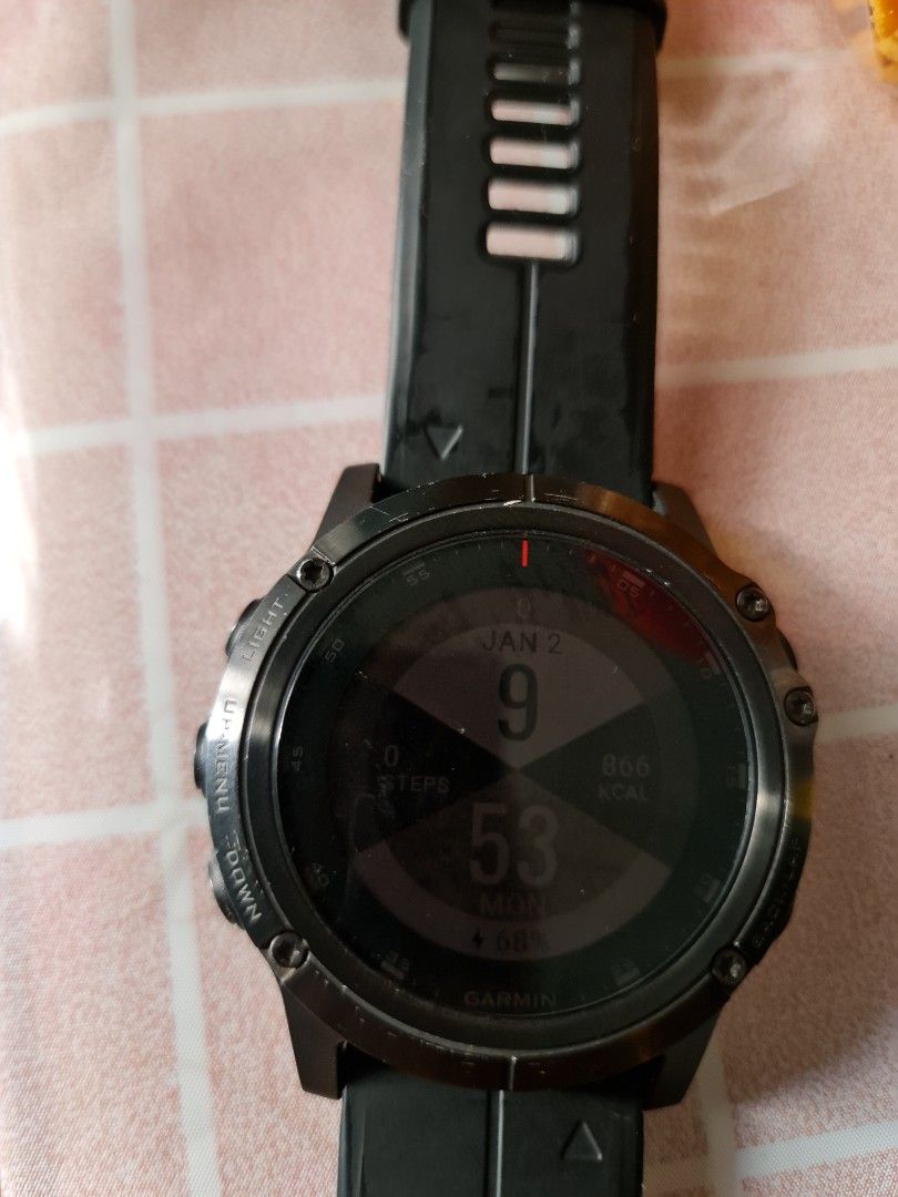Garmin fenix 5 x plus titanium Mobile Phones Gadgets Wearables