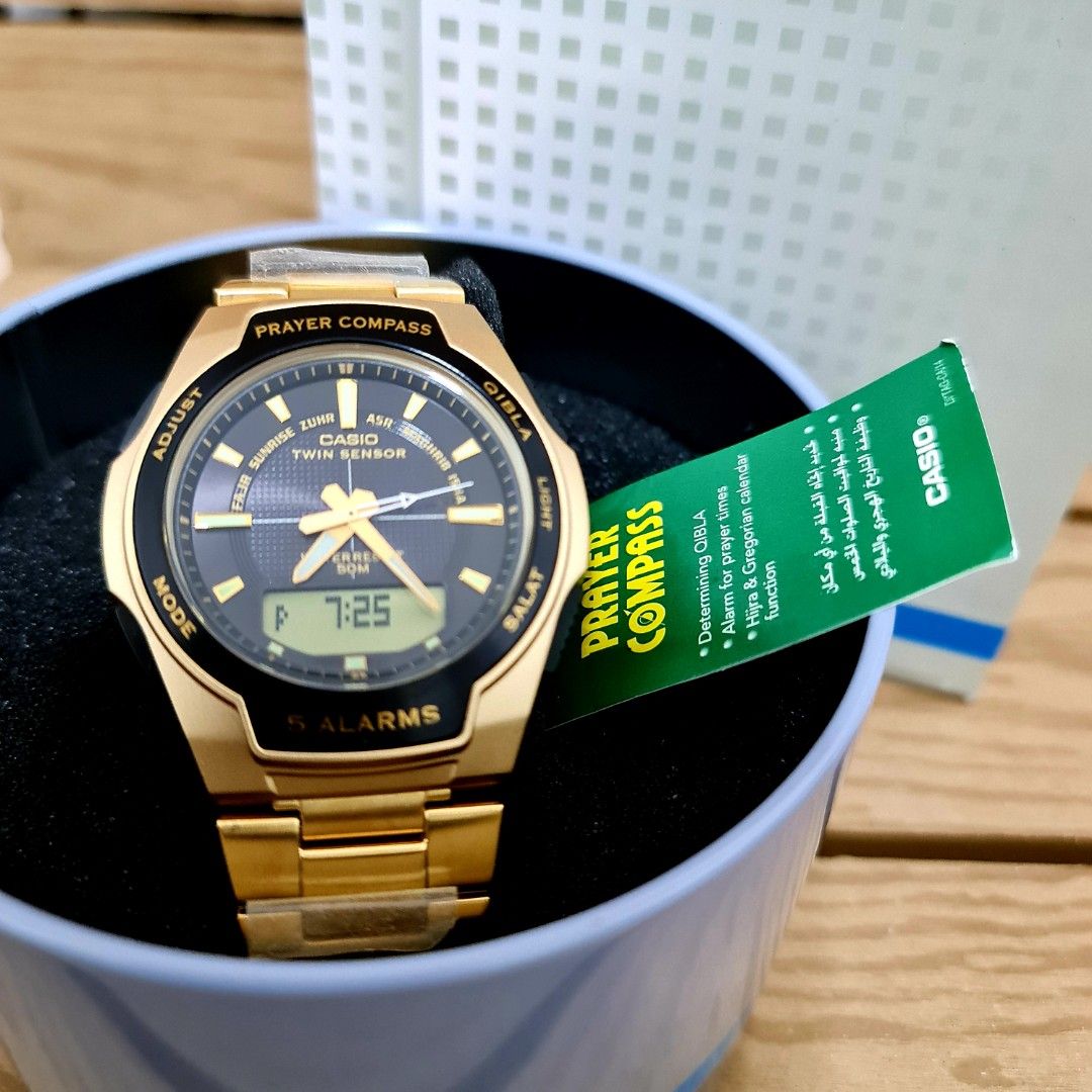 Casio prayer compass watch price discount