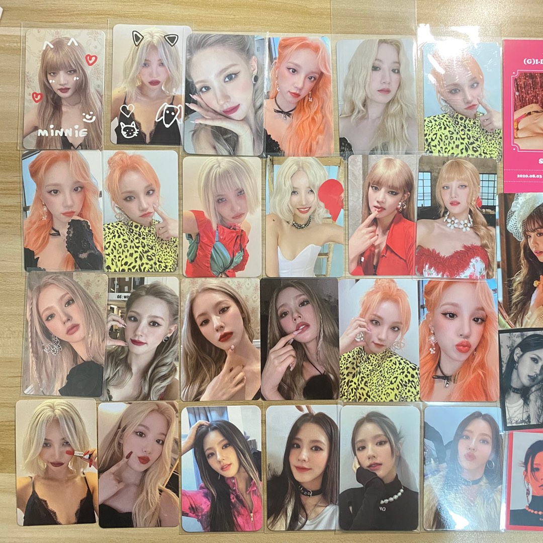 GIDLE (G)I DLE wts photocards pcs wtt wtb lf lfb i love never die Dumdi