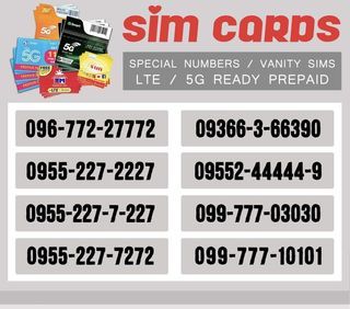 GLOBE / TM 099-777-10101 Special Number Vanity Sim Card