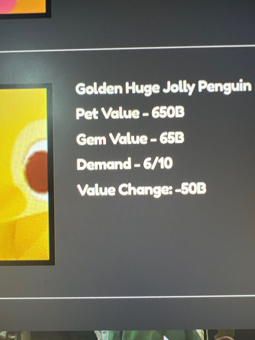 Golden Huge Jolly Penguin, Video Gaming, Gaming Accessories, InGame