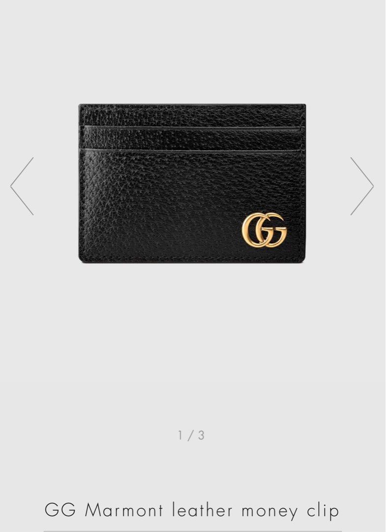 GG Marmont leather money clip