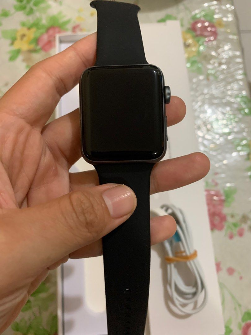 HARGA NET Apple watch series 3 42mm fullset ex inter Fesyen