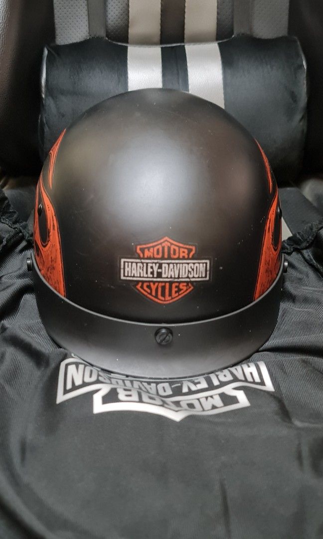Harley Davidson Wheeler M04 Half Helmet Motorbikes on Carousell