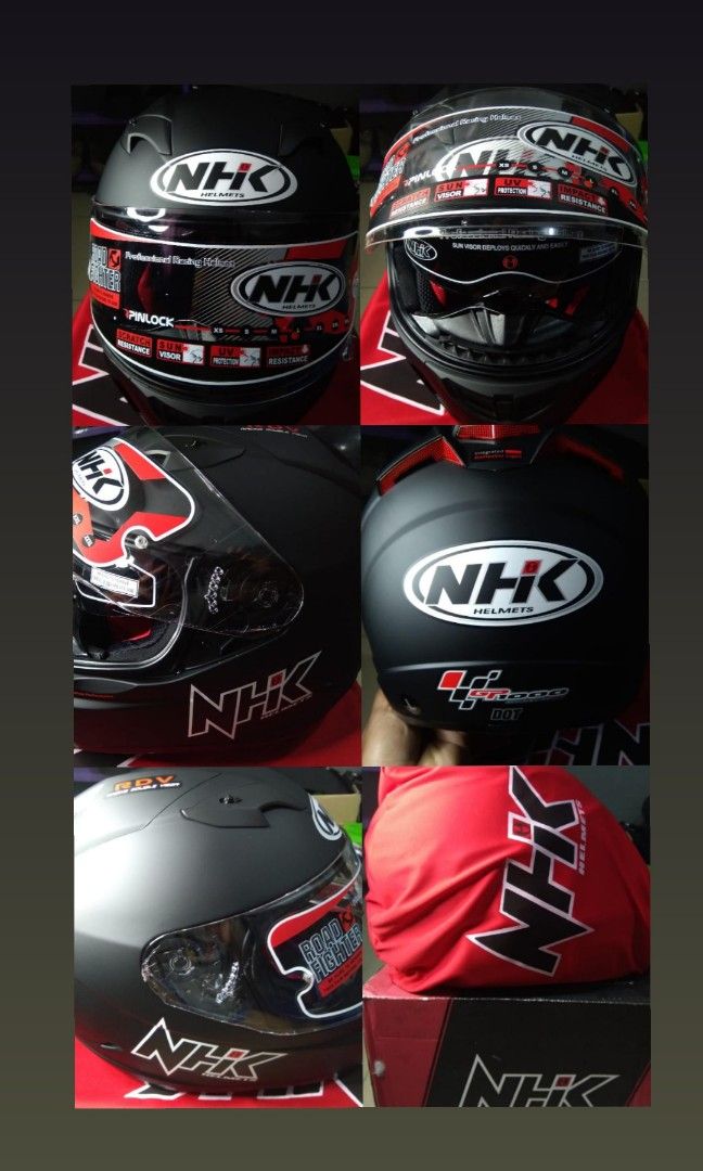 Nhk full face hitam clearance
