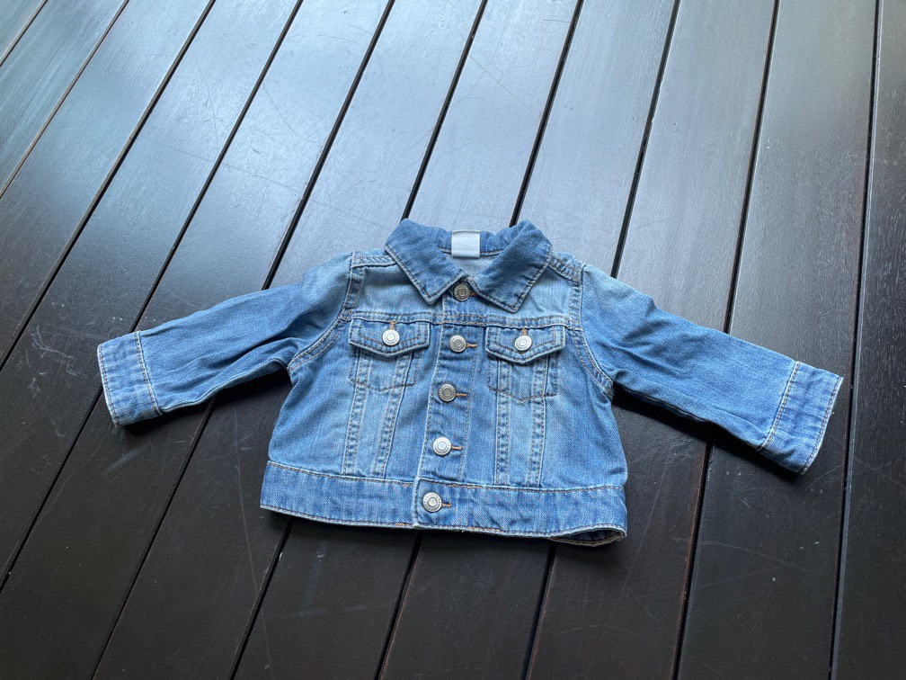 H&m baby girl denim jacket online