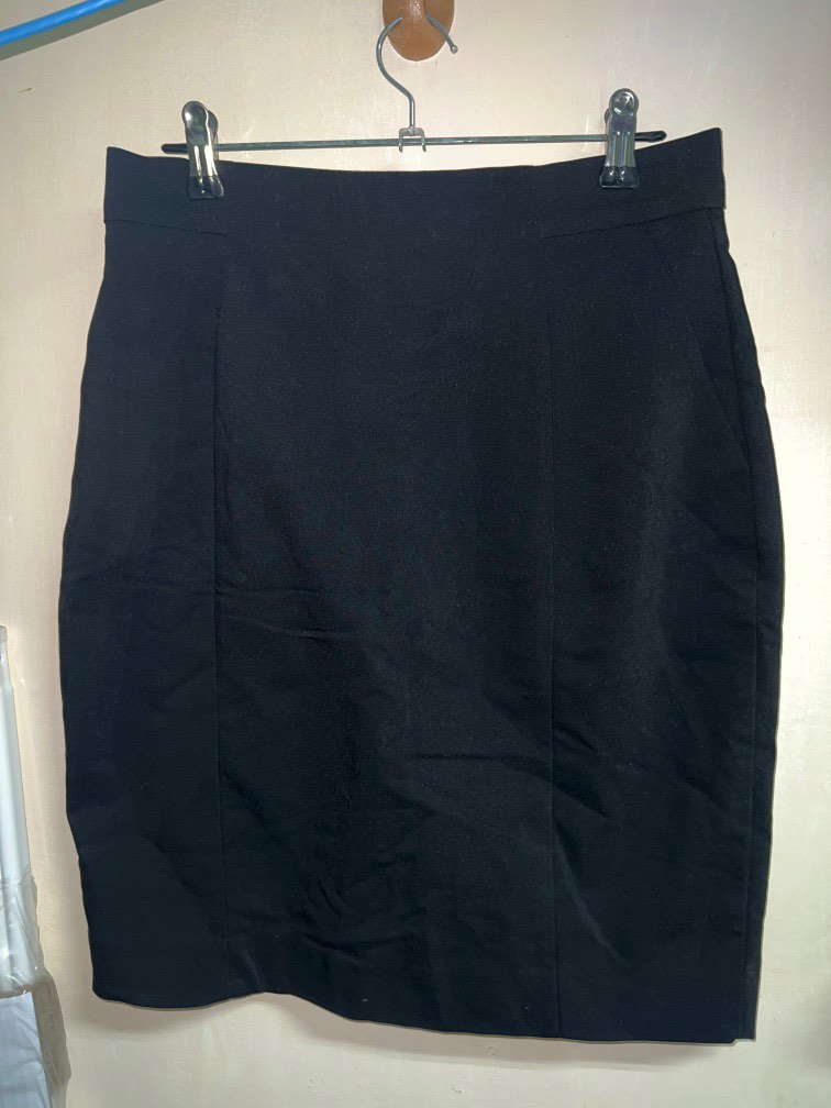 HM H&M Black Corporate Office Skirt Thesis Defense Formal, Women's ...