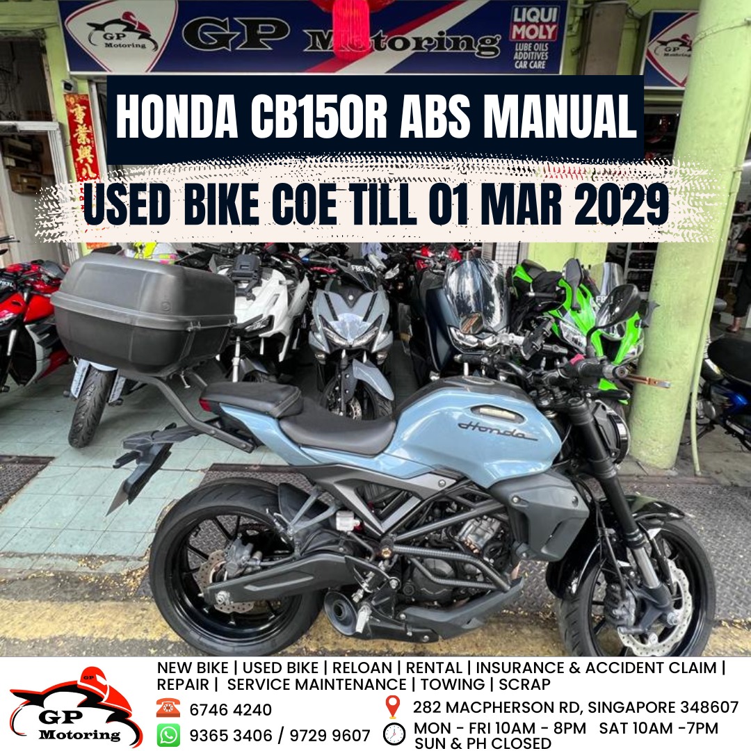 HONDA CB150R ABS MANUAL USED BIKE, Motorcycles, Motorcycles for Sale, Class 2B on Carousell