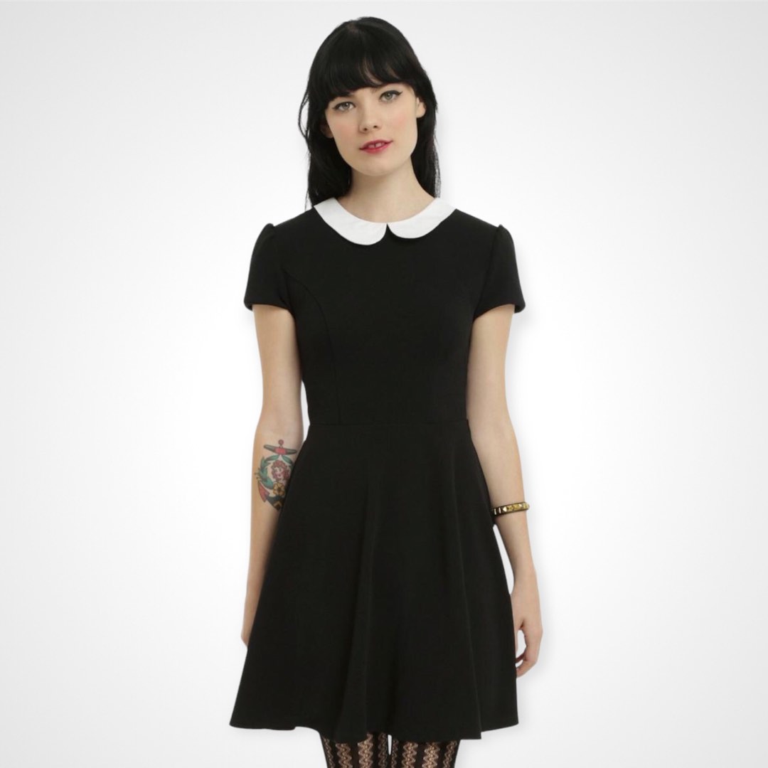 Wednesday addams sale dress hot topic