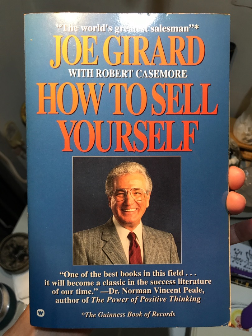 【絕版書】“HOW TO SELL YOURSELF” 作者：JOE GIRARD 行銷 銷售 推銷 推銷 商業, 興趣及遊戲, 書本及雜誌