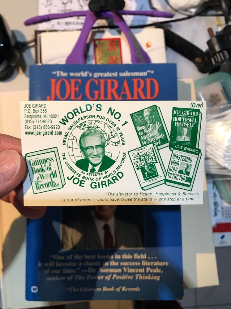 【絕版書】“HOW TO SELL YOURSELF” 作者：JOE GIRARD 行銷 銷售 推銷 推銷 商業, 興趣及遊戲, 書本及雜誌