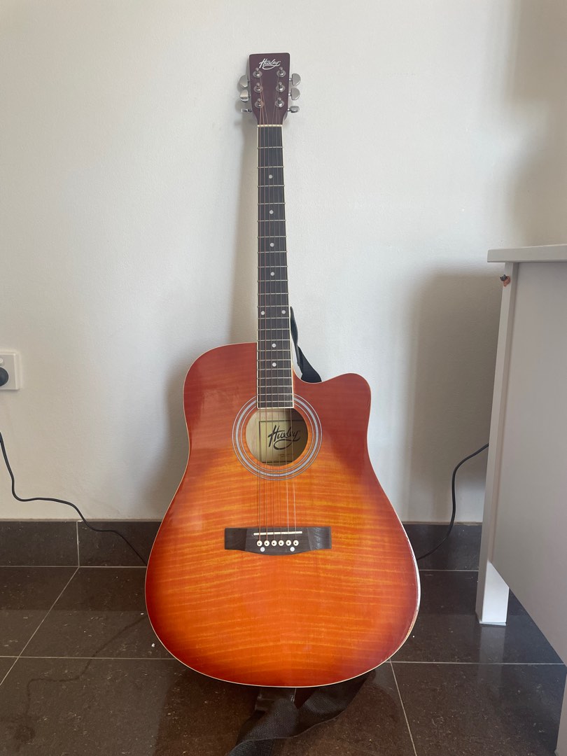 Huxley electric acoustic guitar cheap
