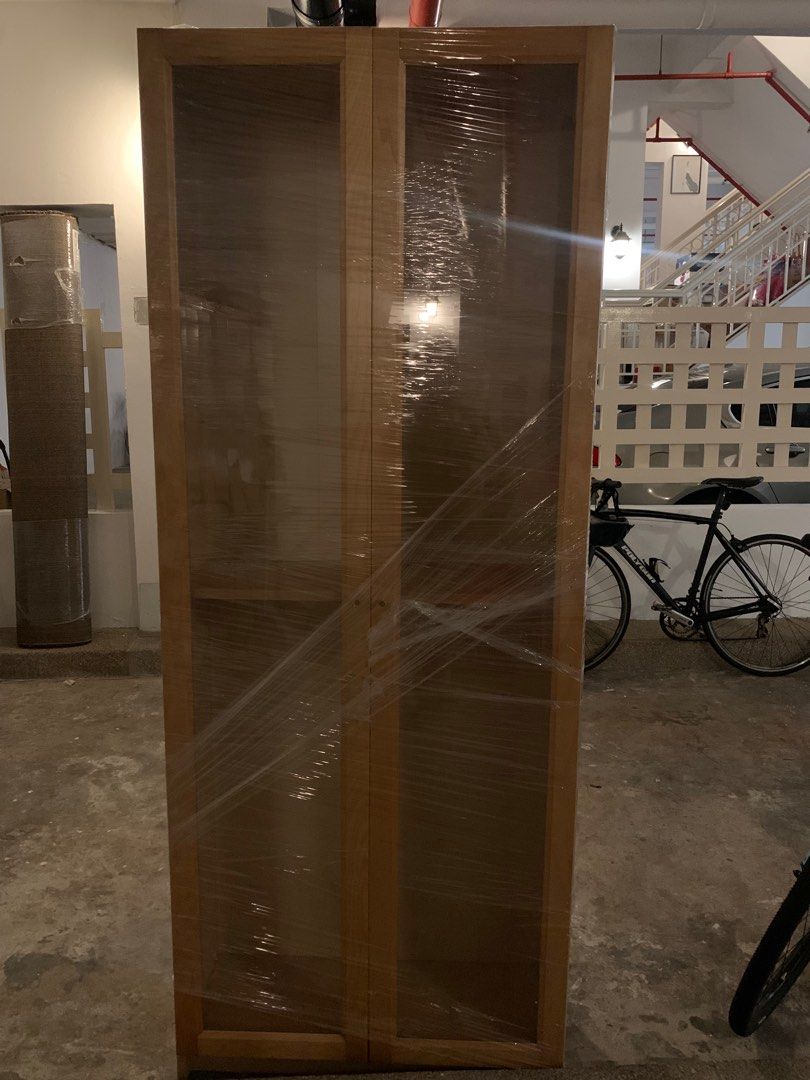 IKEA Billy / Oxberg Bookshelf Bookcase in Birch with Four Shelves, Furniture & Home Living