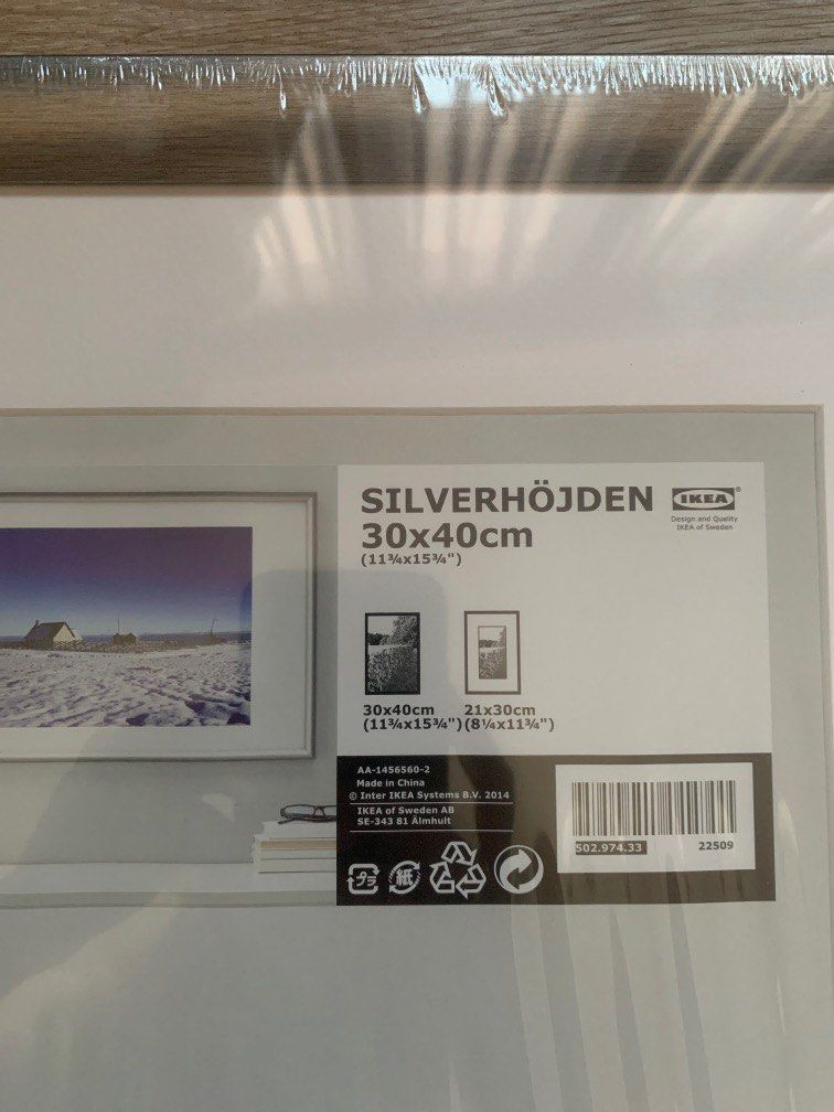 IKEA FRAME SILVERHOJDEN 30cm x 40cm, Furniture & Home Living, Home