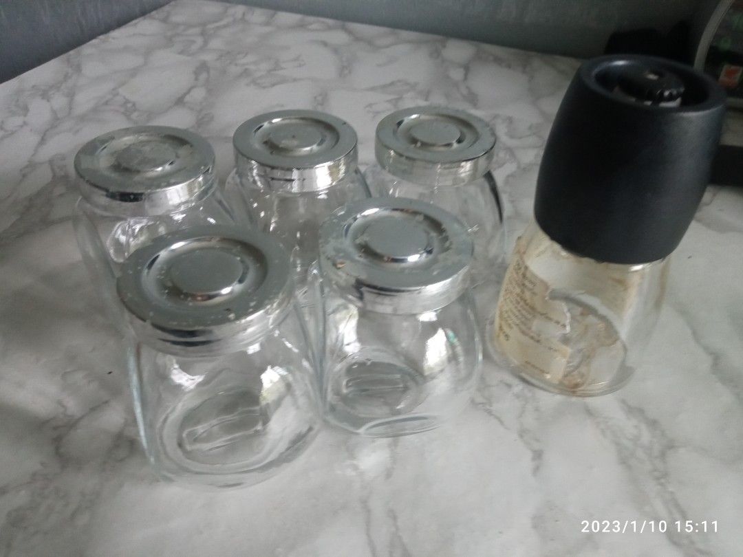 Ikea rajtan spices container + ikea pepper grinder, TV & Home