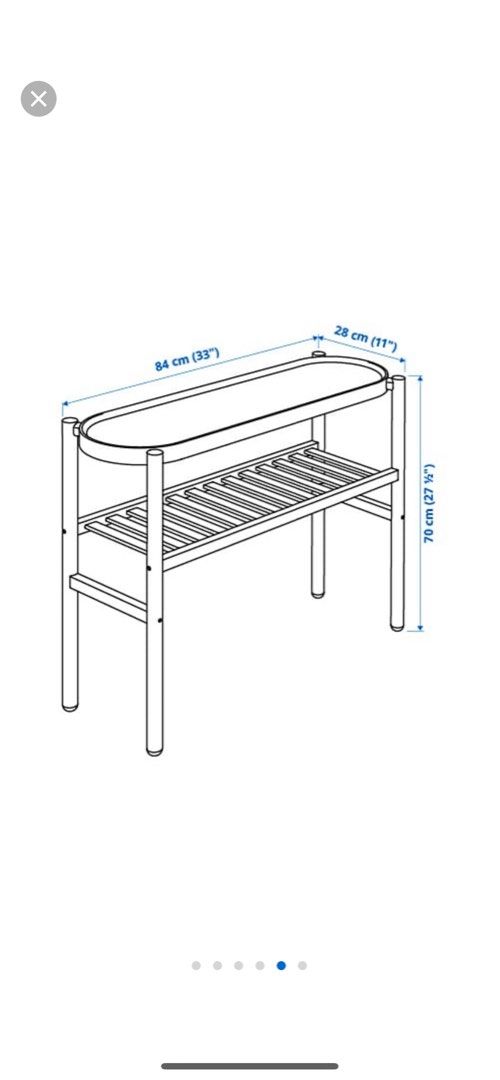 IKEA Satsumas Plant Stand, Furniture & Home Living, Furniture, Shelves
