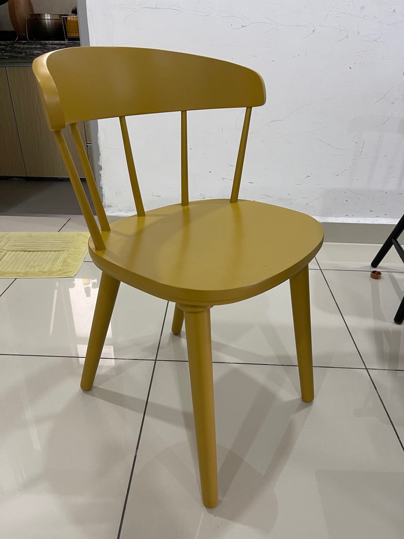 Mustard dining hotsell chairs ikea