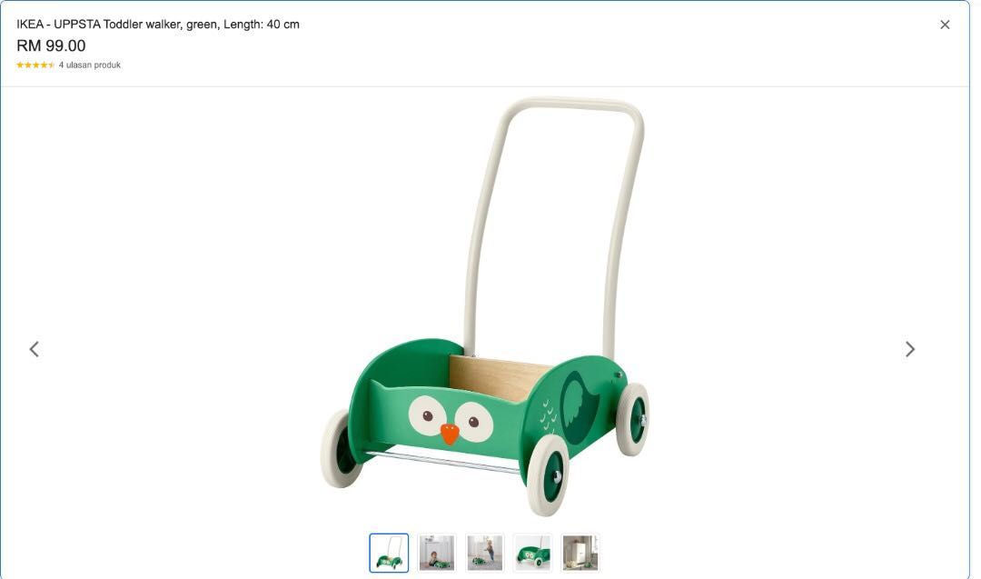 Ikea uppsta toddler walker, Babies & Kids, Infant Playtime on Carousell