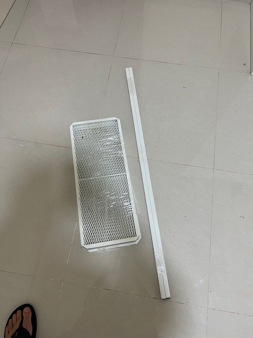 IKEA White Metal Shelving unit, Furniture & Home Living, Furniture