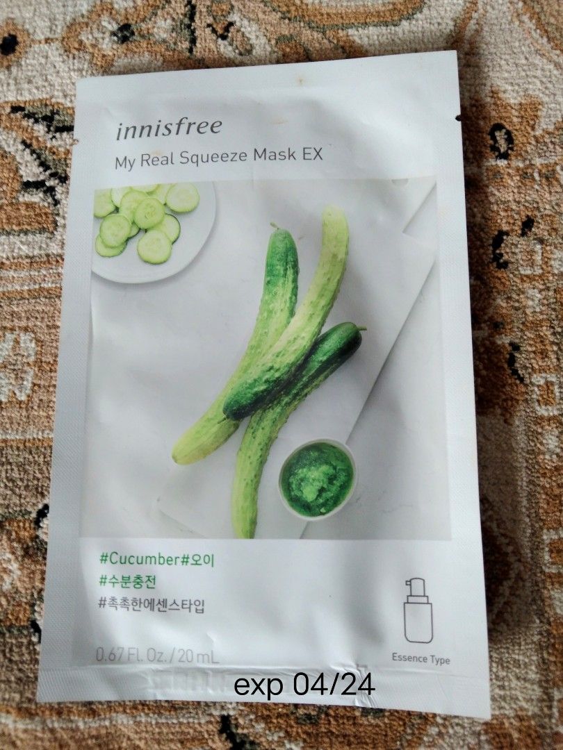 Innisfree Face Mask (exp 2024), Beauty & Personal Care, Face, Face Care